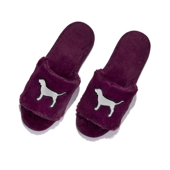 pink open toe slippers